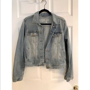 Gap 1969 Distressed Denim Jacket